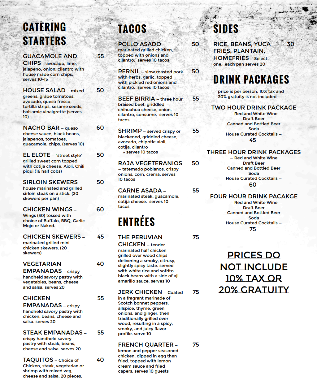 Best Mexican Catering DC — Johnny Pistolas
